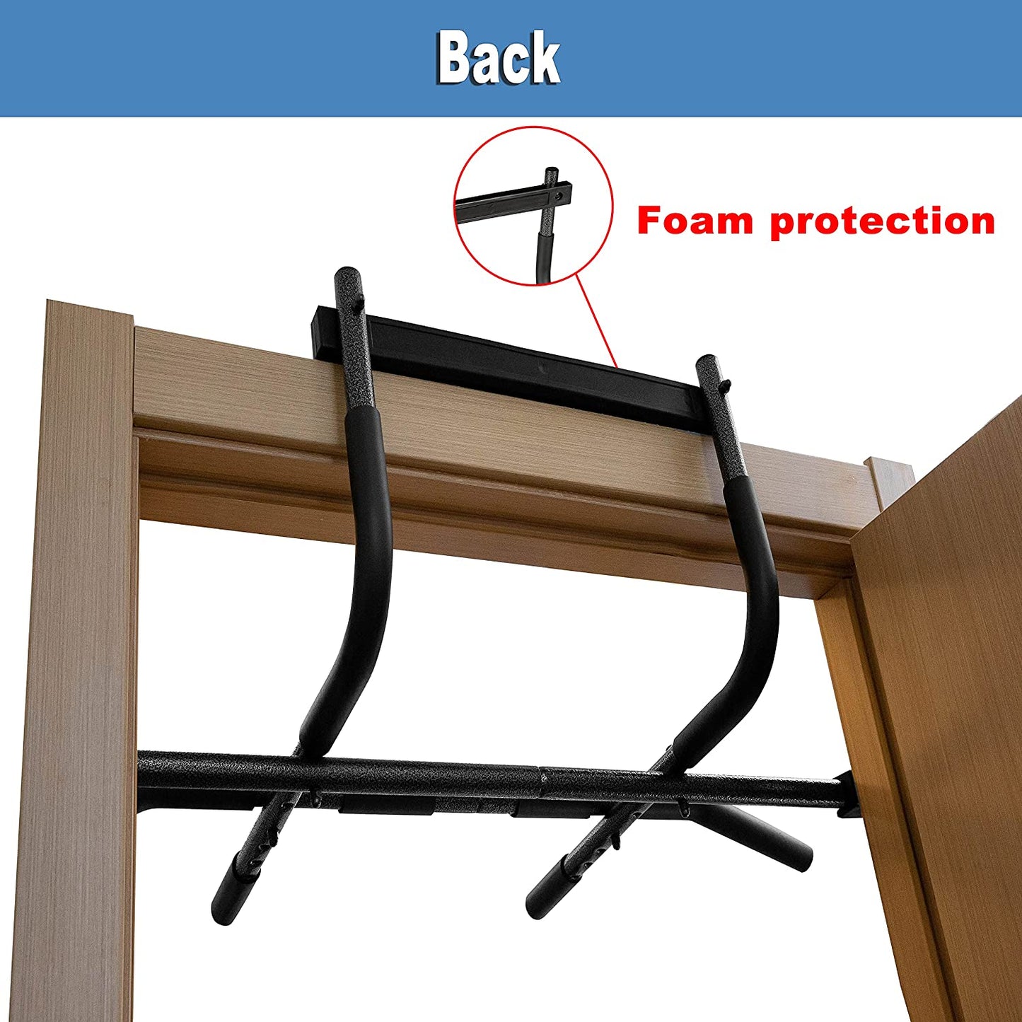 "Ultimate Doorway Pull-Up Bar: Unleash Your Strength with Multi-Grip Chin up Bar and Home Gym"