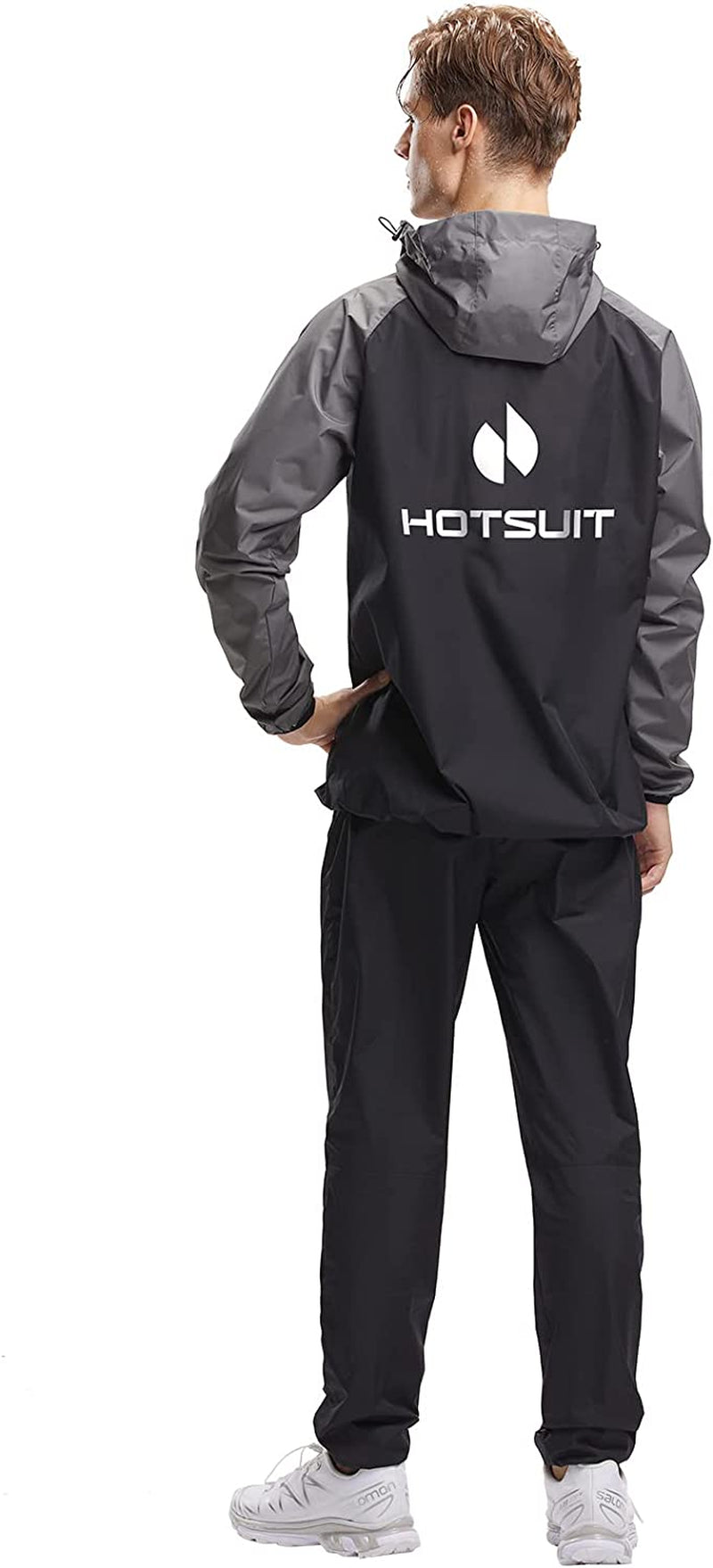 "Sweat Your Way to Success with Our Men'S Sauna Suit - Perfect for Gym Workouts and Weight Loss!"