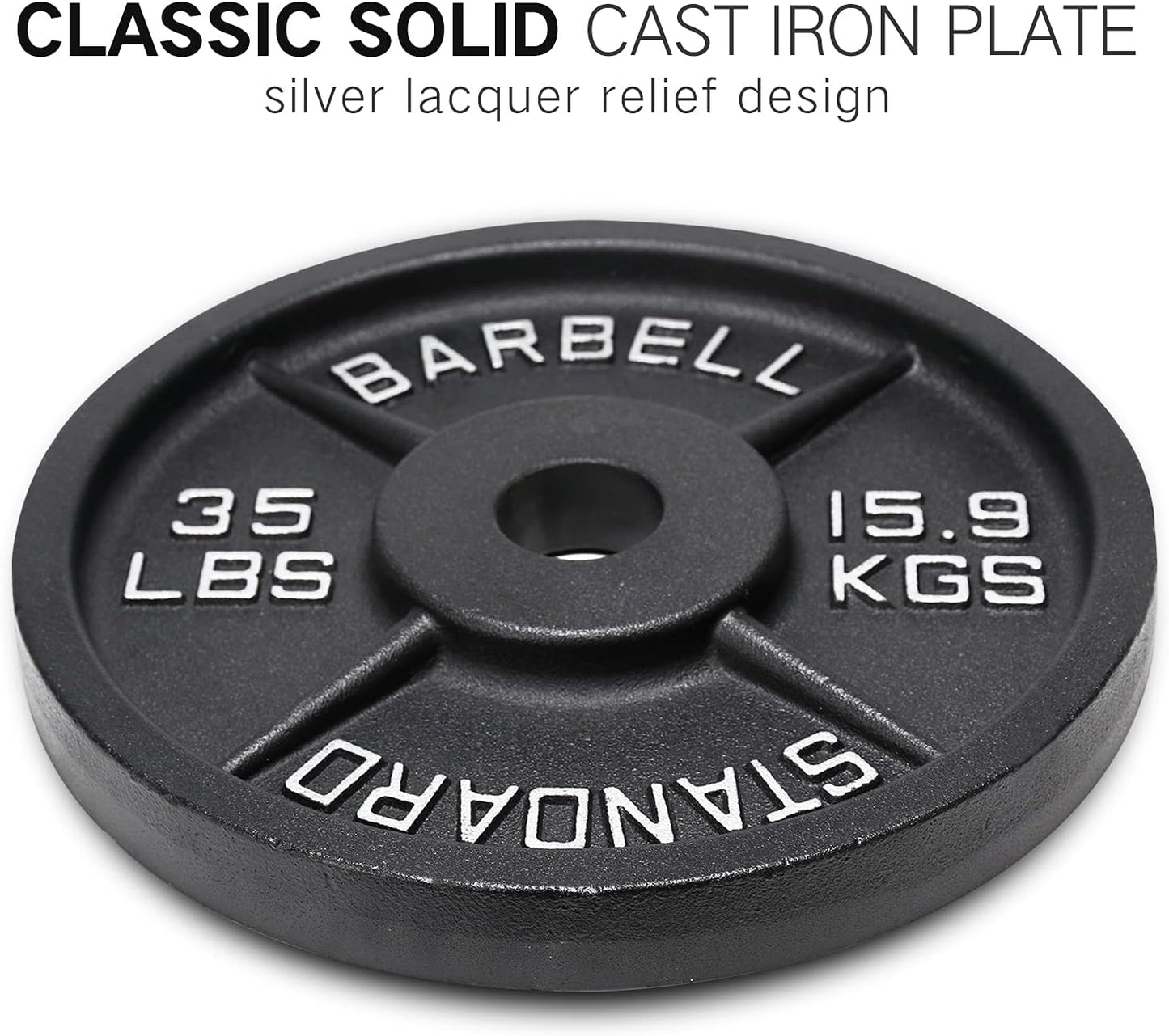 "Build Strength and Power with Olympic Weight Plates - Premium Iron Barbell Weights for Intense Workouts and Weightlifting - Choose Your Perfect Weight!"