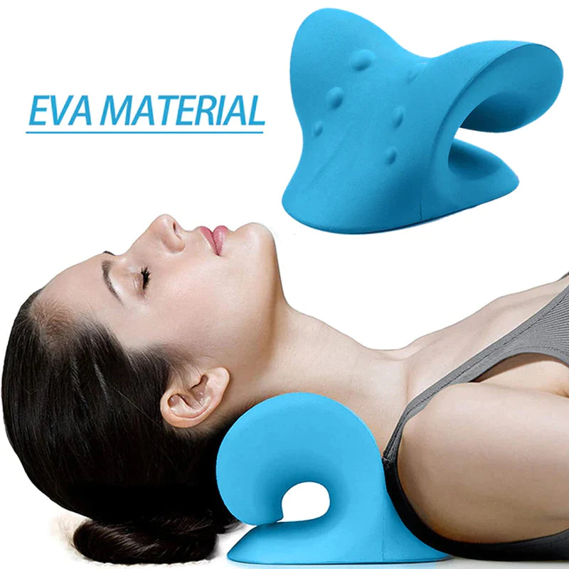 "Ultimate Cervical Spine Stretch and Relaxation System: Say Goodbye to Neck Pain and Achieve Perfect Spine Alignment with Our Gravity Muscle Relaxation Traction Pillow"