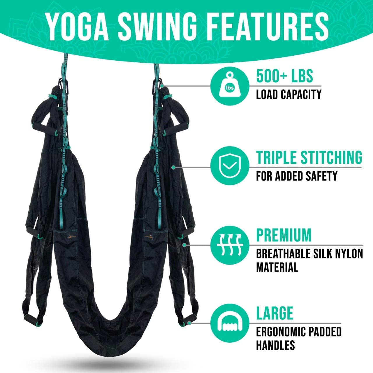 "Ultimate Aerial Hammock: Elevate Your Yoga Experience with Our Deluxe Anti-Gravity Swing Kit - Experience the Thrill of Acrobat Flying Indoors and Outdoors!"