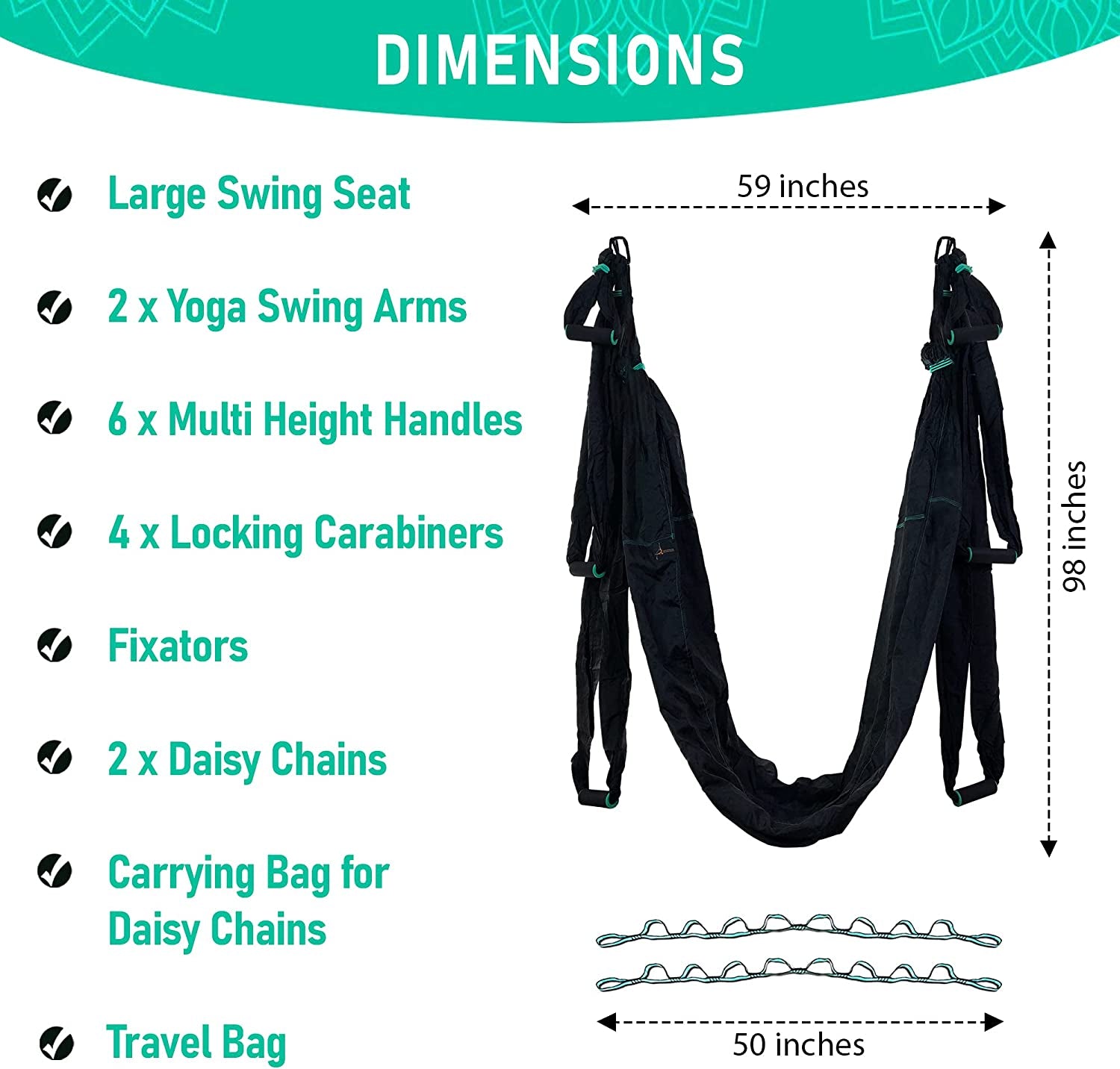 "Ultimate Aerial Hammock: Elevate Your Yoga Experience with Our Deluxe Anti-Gravity Swing Kit - Experience the Thrill of Acrobat Flying Indoors and Outdoors!"