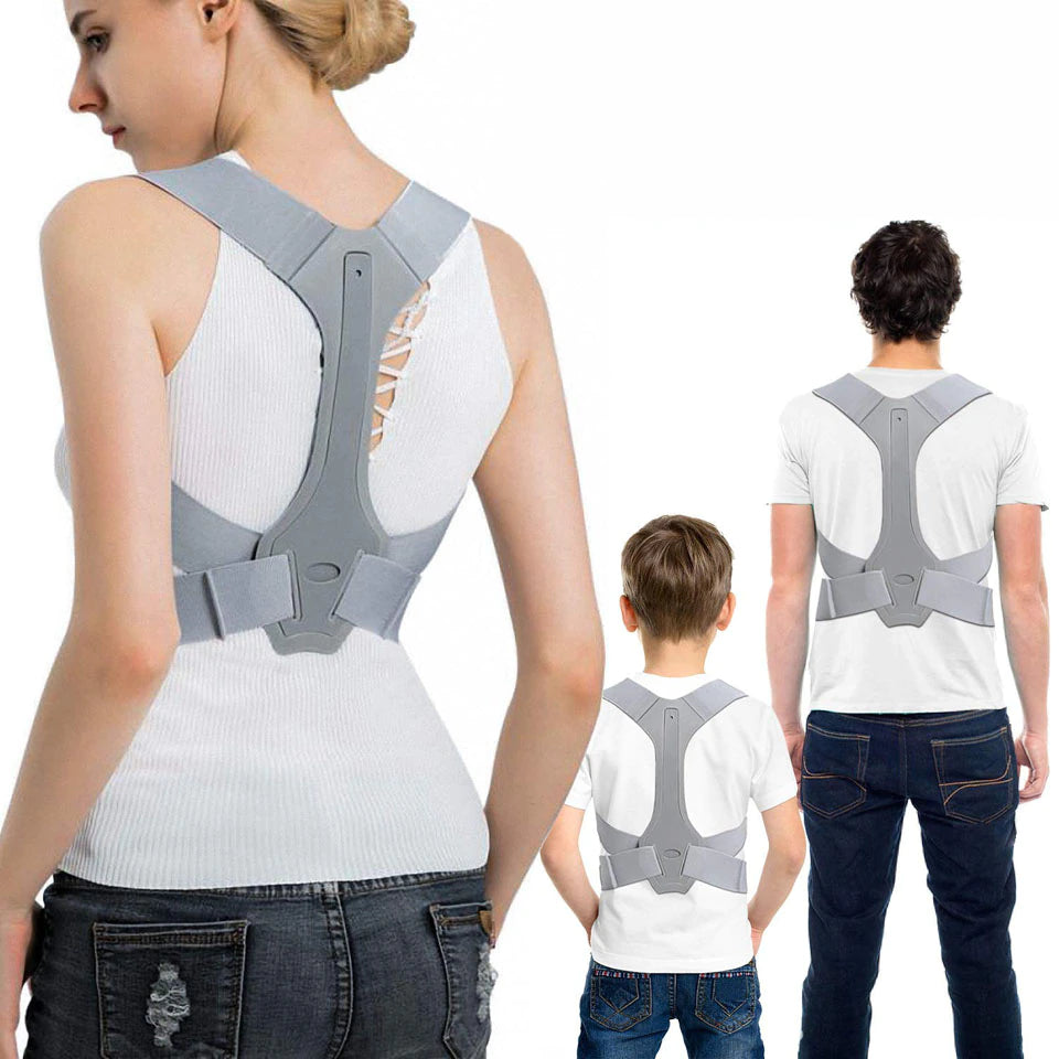 "Improve Your Posture with Our Back Posture Corrector - Effective Spine Support Belt for Perfect Alignment - Suitable for Men, Women, and Kids!"