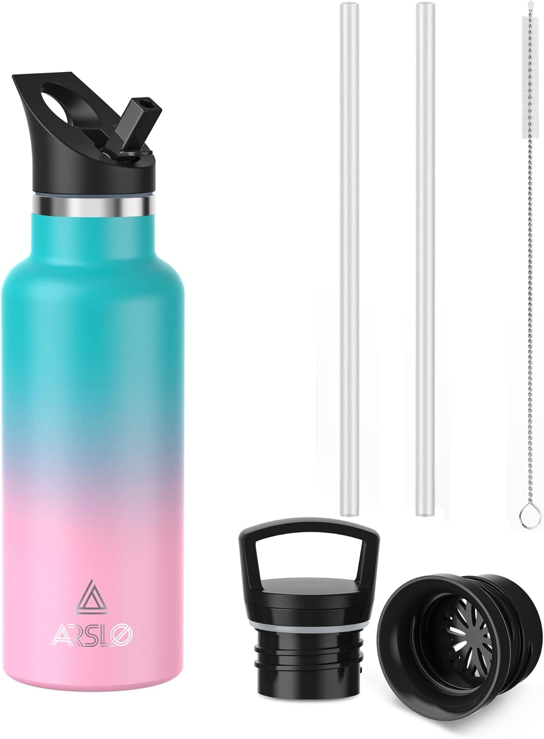 "Stay Hydrated and Refreshed All Day with Our Stainless Steel Double Wall Water Bottle - Keeps Water Ice Cold for 24 Hours and Piping Hot for 12 Hours - Perfect for Hiking, Sports, and More!"