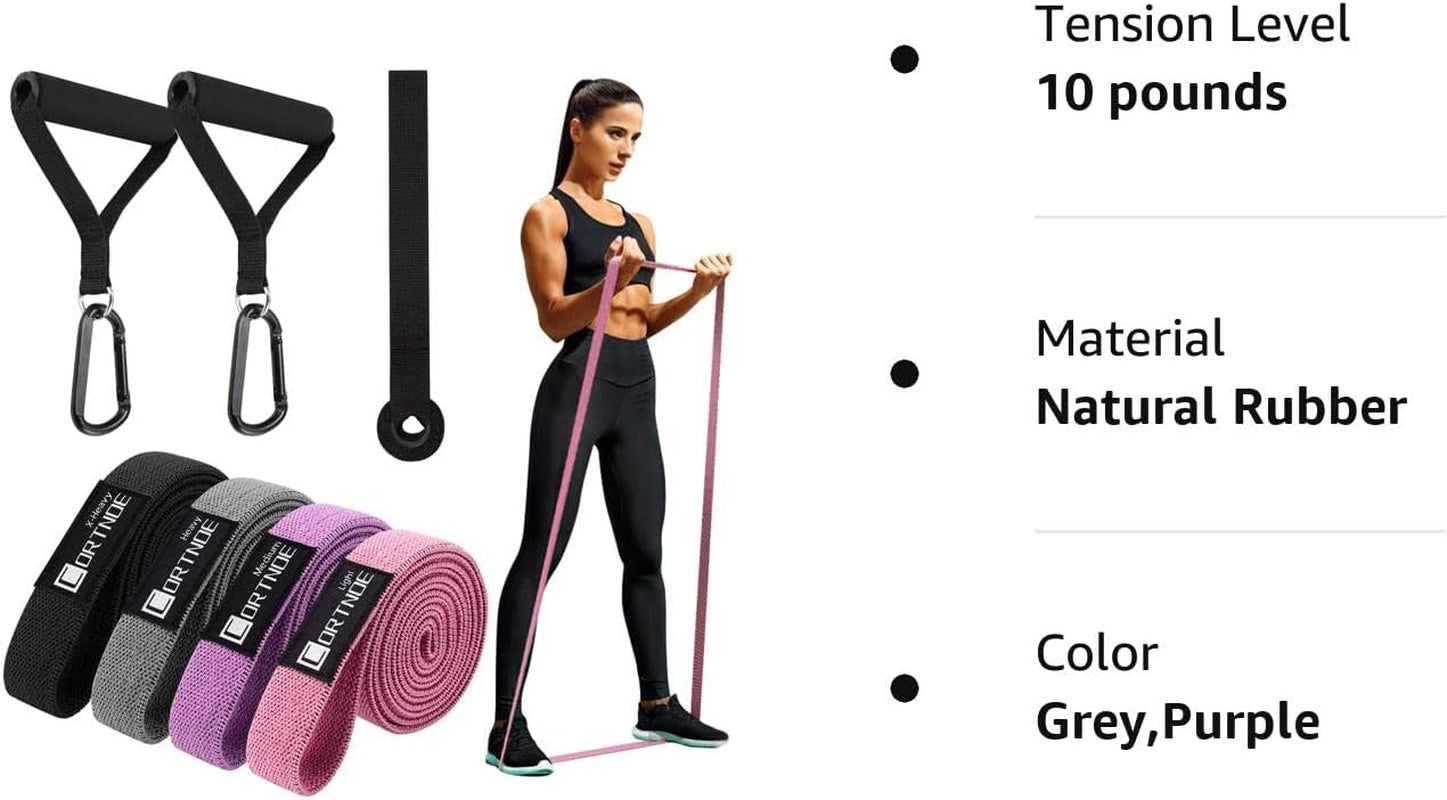 "Ultimate Strength Training Kit: Long Resistance Bands with Handles for Effective Workouts and Pull-Up Assistance"