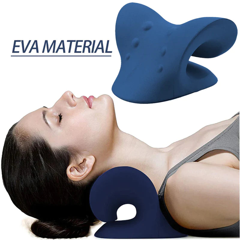 "Ultimate Cervical Spine Stretch and Relaxation System: Say Goodbye to Neck Pain and Achieve Perfect Spine Alignment with Our Gravity Muscle Relaxation Traction Pillow"