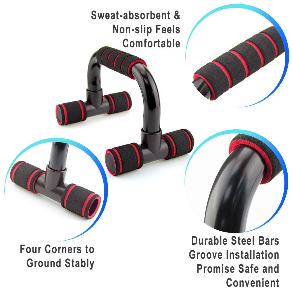 "Ultimate Push up Bars: Unleash Your Full Fitness Potential at Home and On-The-Go!"