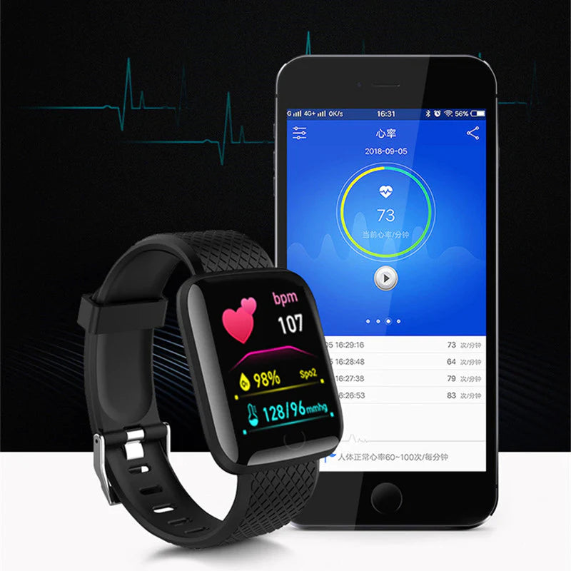 "Ultimate Digital Smart Sport Watch - Stylish LED Wristwatch for Men and Women with Bluetooth, Fitness Tracking, Heart Rate Monitoring, Sleep Analysis, and Message Alerts!"