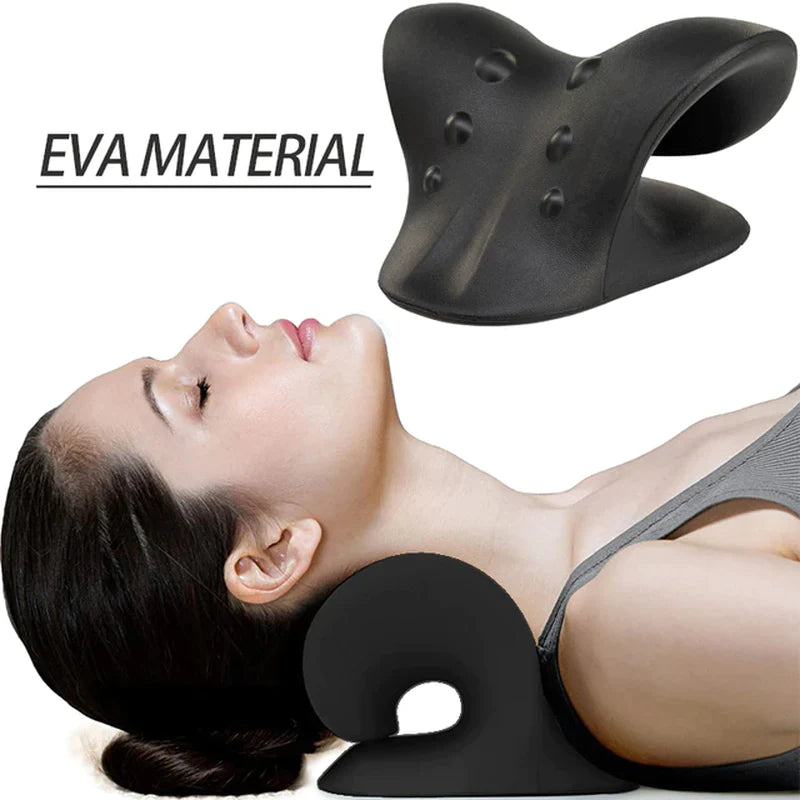 "Ultimate Cervical Spine Stretch and Relaxation System: Say Goodbye to Neck Pain and Achieve Perfect Spine Alignment with Our Gravity Muscle Relaxation Traction Pillow"