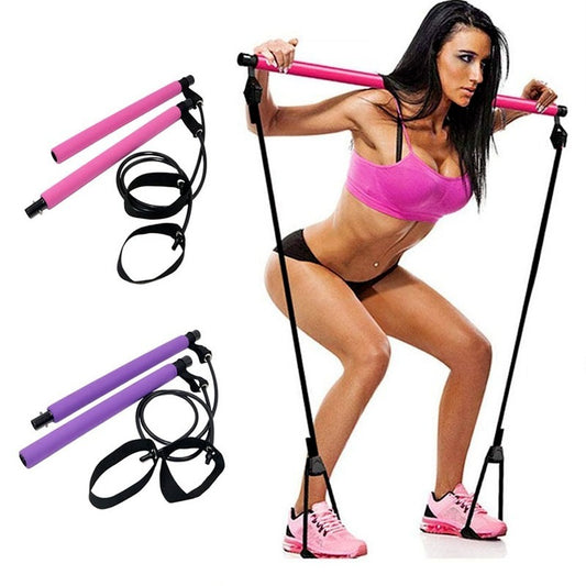 "Ultimate Pilates Bar Kit: Sculpt, Strengthen, and Tone Your Body with Resistance Bands and Yoga Rope"